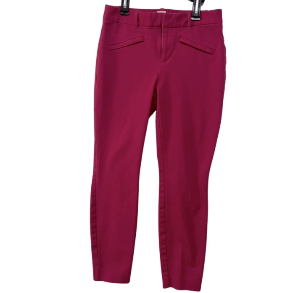 GAP Curvy Signature Skinny Ankle Pants Women’s Size 4 – Raspberry Pink